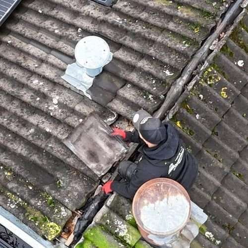 Een dakrenovatie bij oud pannendak in Bergambacht