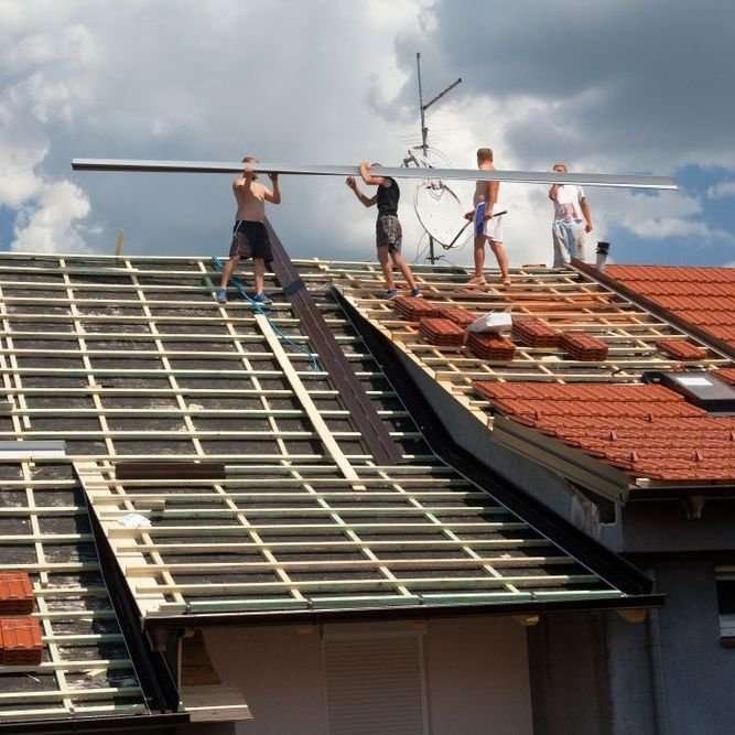 Plat dak Bergambacht opnieuw leggen